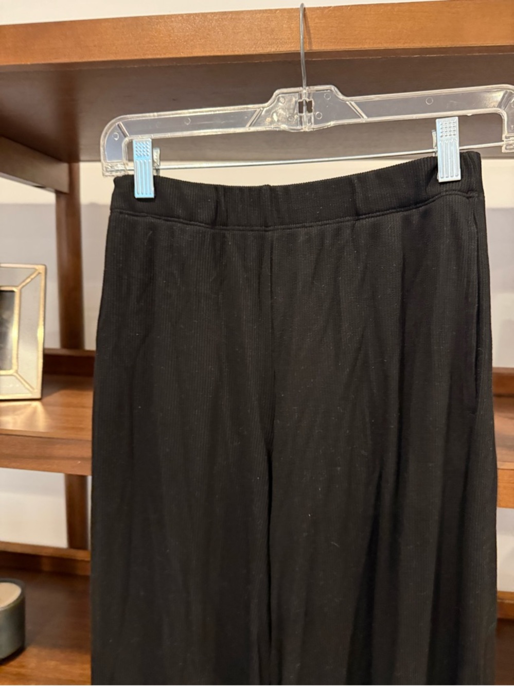 NWT SPRWMN Ribbed Wide Leg Pants - Picture 3 of 6